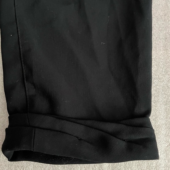 [US2]Wilfred Aritzia Allant Black Tie-Waist Crops Career Joggers - Picture 4 of 9